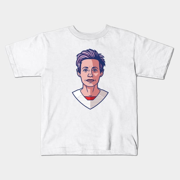 Rapinoe Kids T-Shirt by bennyd302